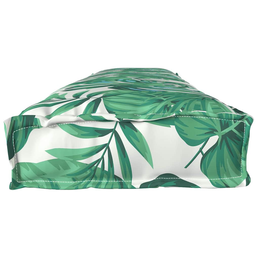 Pallet Kissen Set Floral 2 pcs Blattmuster 200 x 40 x 8 cm