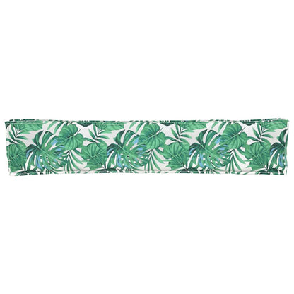 Pallet Kissen Set Floral 2 pcs Blattmuster 200 x 40 x 8 cm