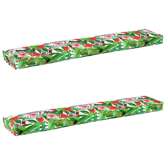 Pallet Kissen Set 2 pcs Tropischer Dschungel 200 x 40 x 8 cm