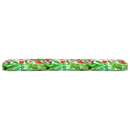 Pallet Kissen Set 2 pcs Tropischer Dschungel 200 x 40 x 8 cm
