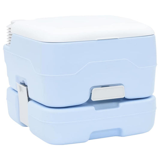 Portables Campingklo Hellblau 41.5 x 36.5 x 30 cm