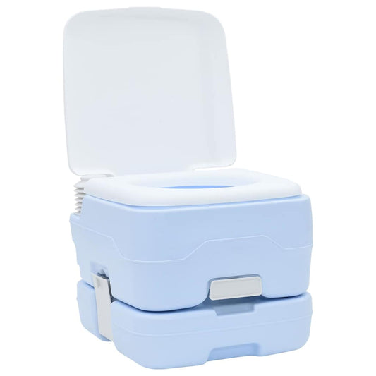 Portables Campingklo Hellblau 41.5 x 36.5 x 30 cm