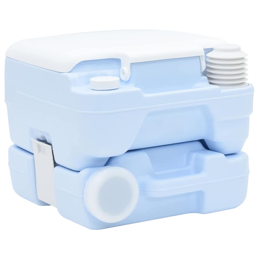 Portables Campingklo Hellblau 41.5 x 36.5 x 30 cm