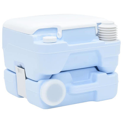 Portables Campingklo Hellblau 41.5 x 36.5 x 30 cm