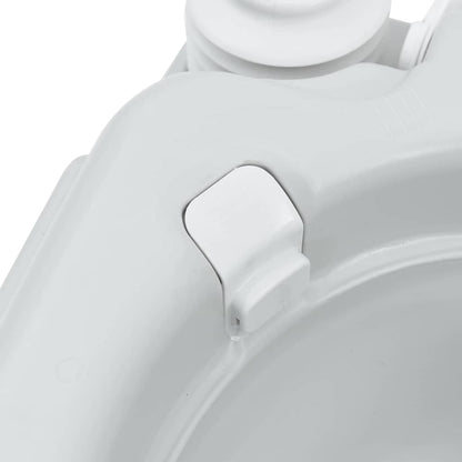 Portables Campingklo Grau 41.5 x 36.5 x 42 cm