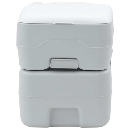 Portables Campingklo Grau 41.5 x 36.5 x 42 cm