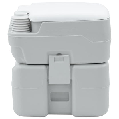 Portables Campingklo Grau 41.5 x 36.5 x 42 cm