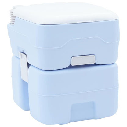 Portables Campingklo Hellblau 41.5 x 36.5 x 42 cm