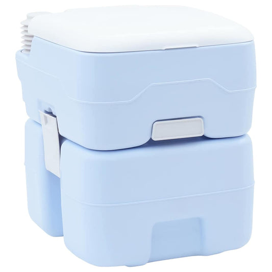 Portables Campingklo Hellblau 41.5 x 36.5 x 42 cm