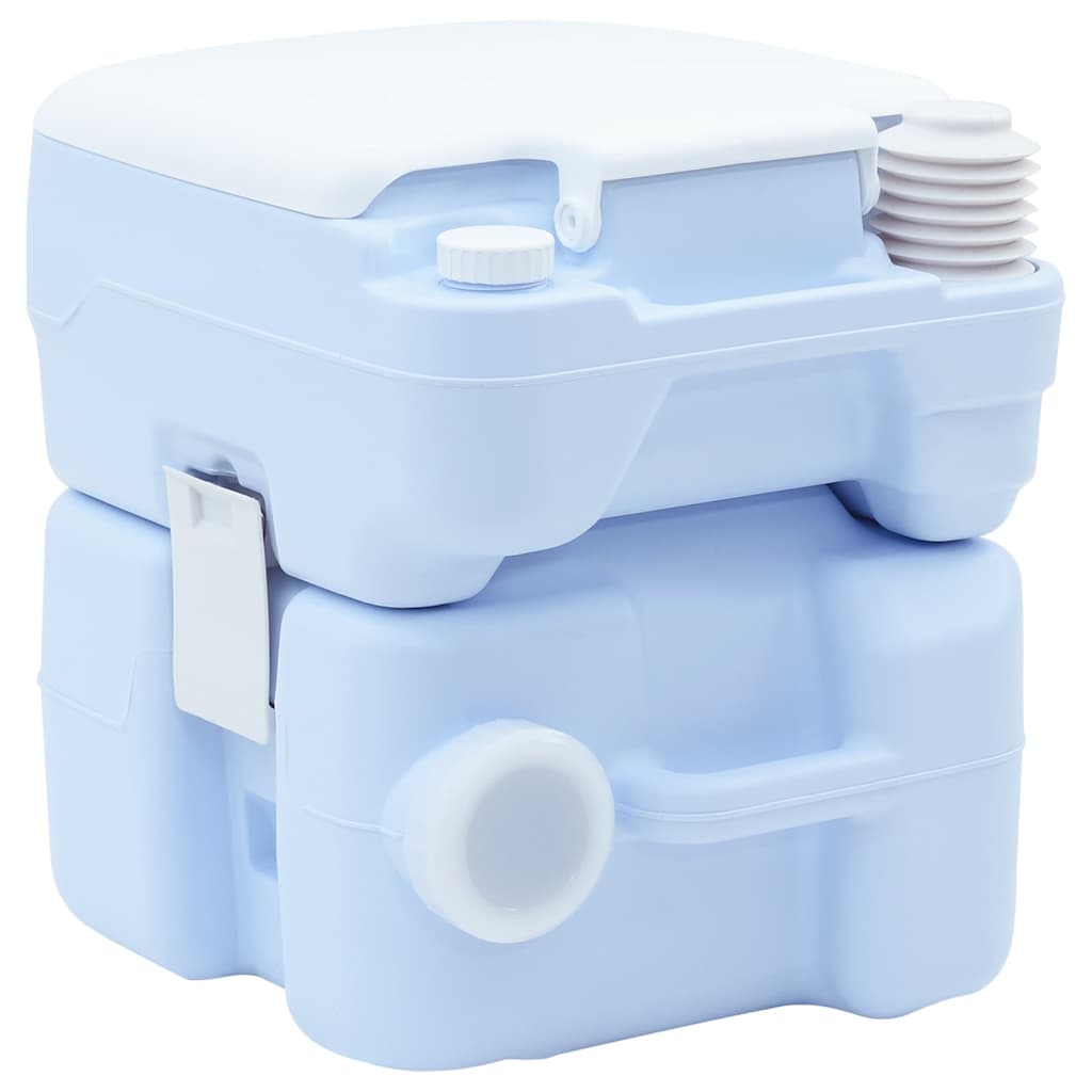 Portables Campingklo Hellblau 41.5 x 36.5 x 42 cm