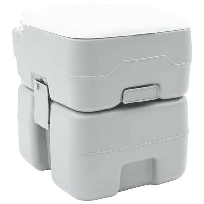 Camping-Toilette Grau 41.5 x 36.5 x 42 cm