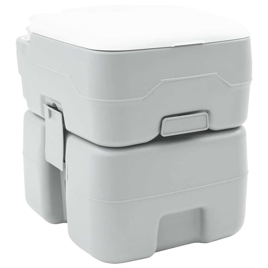 Camping-Toilette Grau 41.5 x 36.5 x 42 cm