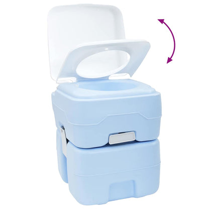 Camping-Toilette Blau 41.5 x 36.5 x 42 cm