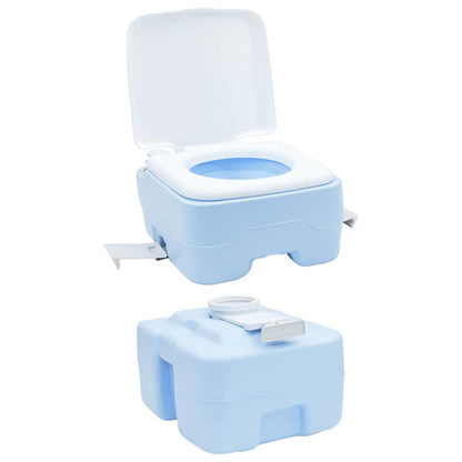 Camping-Toilette Blau 41.5 x 36.5 x 42 cm