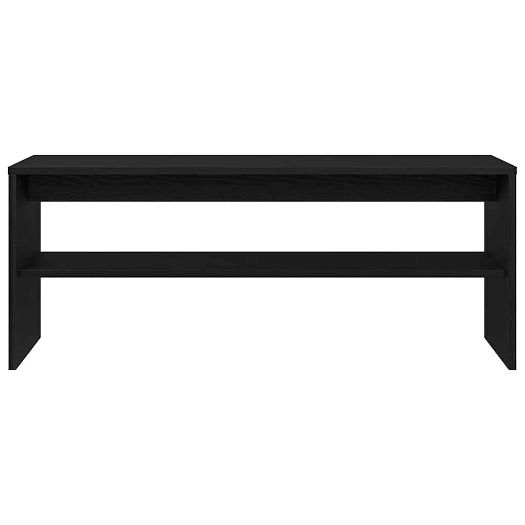 TV-Schrank Schwarz Eichen-Optik 100x40x40 cm Holzwerkstoff