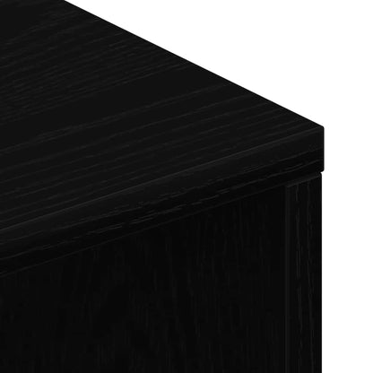 TV-Schrank Schwarz Eichen-Optik 100x40x40 cm Holzwerkstoff