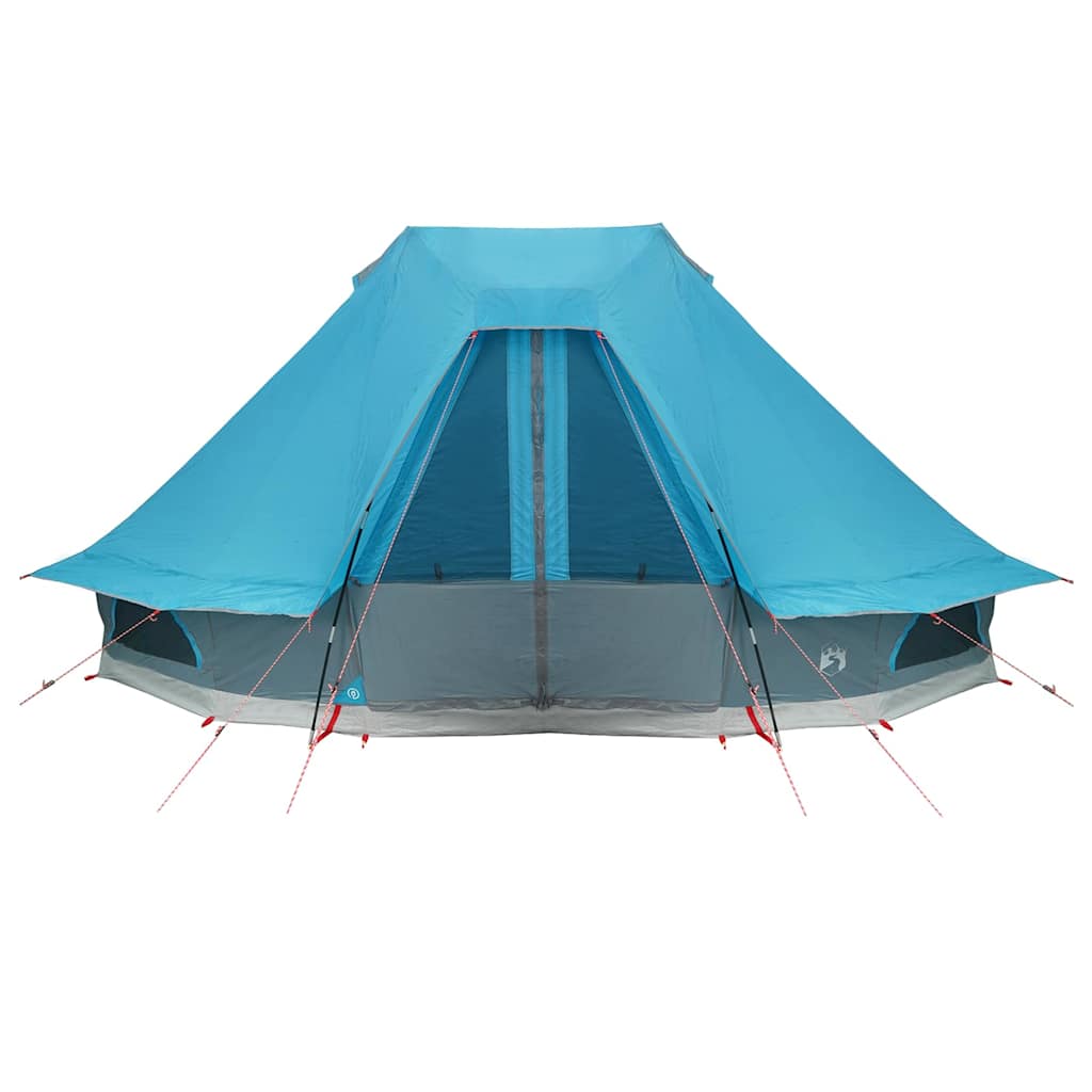 Familien-Tipi-Zelt mit Dach Blau 466 x 310 x 240 cm