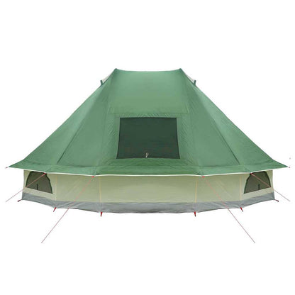 Familien-Tipi-Zelt Falten mit Dach Grün 680 x 430 x 270 cm