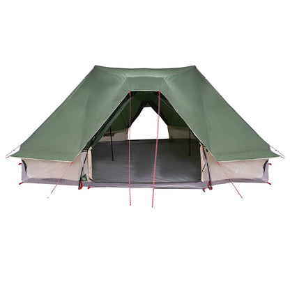 Familien-Tipi-Zelt Falten mit Dach Grün 680 x 430 x 270 cm
