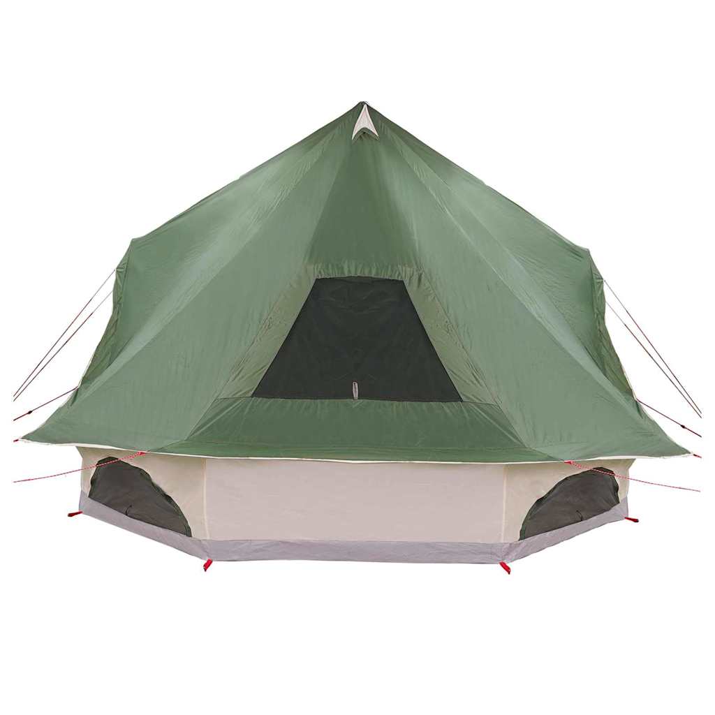 Familien-Tipi-Zelt Falten mit Dach Grün 680 x 430 x 270 cm
