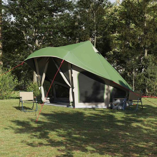 Familien-Tipi-Zelt mit Dach Grün 508 x 470 x 300 cm