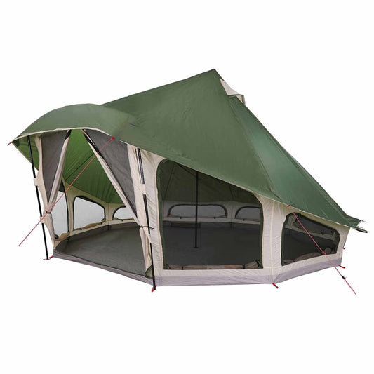 Familien-Tipi-Zelt mit Dach Grün 508 x 470 x 300 cm