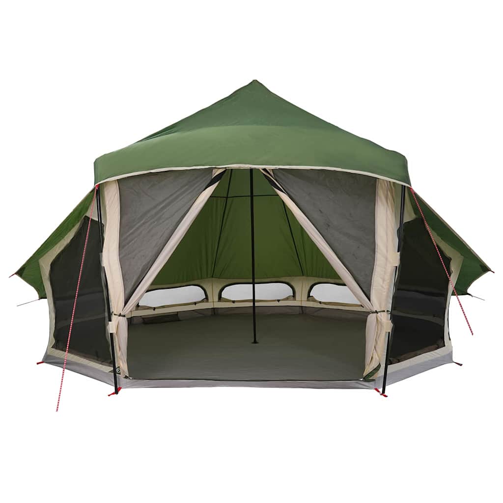 Familien-Tipi-Zelt mit Dach Grün 508 x 470 x 300 cm