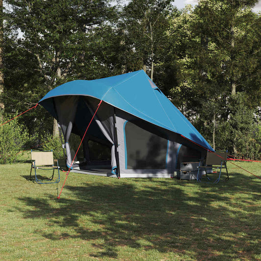 Familien-Tipi-Zelt mit Dach Blau, Grau 508 x 470 x 300 cm
