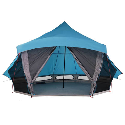 Familien-Tipi-Zelt mit Dach Blau, Grau 508 x 470 x 300 cm