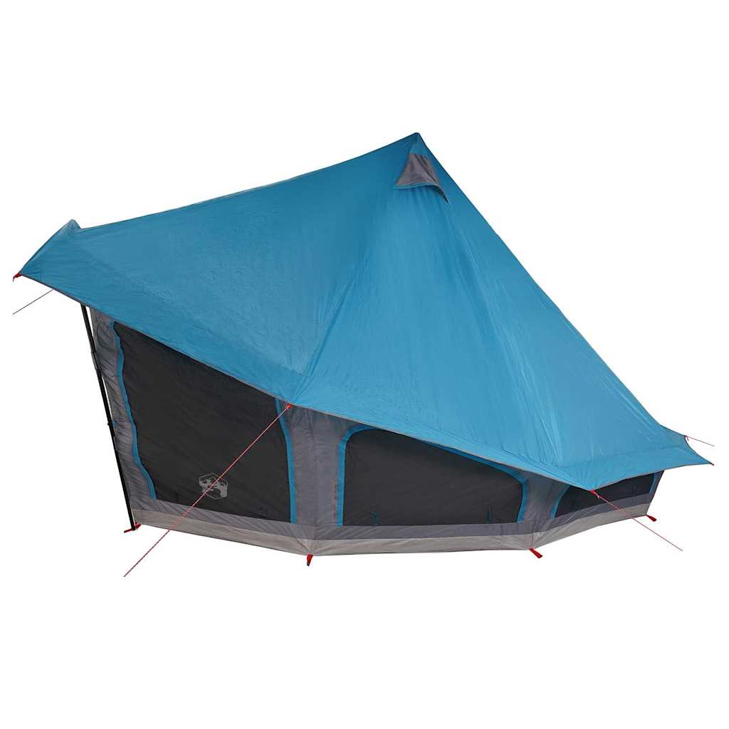 Familien-Tipi-Zelt mit Dach Blau, Grau 508 x 470 x 300 cm