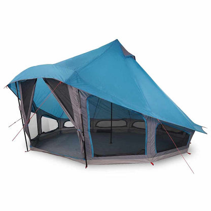 Familien-Tipi-Zelt mit Dach Blau, Grau 508 x 470 x 300 cm