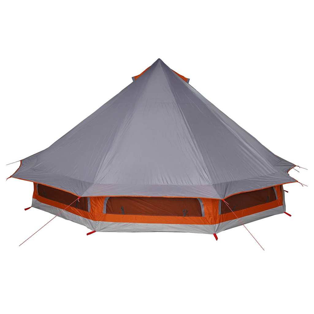 Familien-Tipi-Zelt mit Dach Grau, Orange 508 x 470 x 300 cm