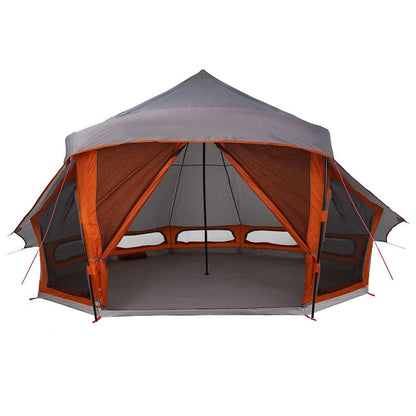 Familien-Tipi-Zelt mit Dach Grau, Orange 508 x 470 x 300 cm