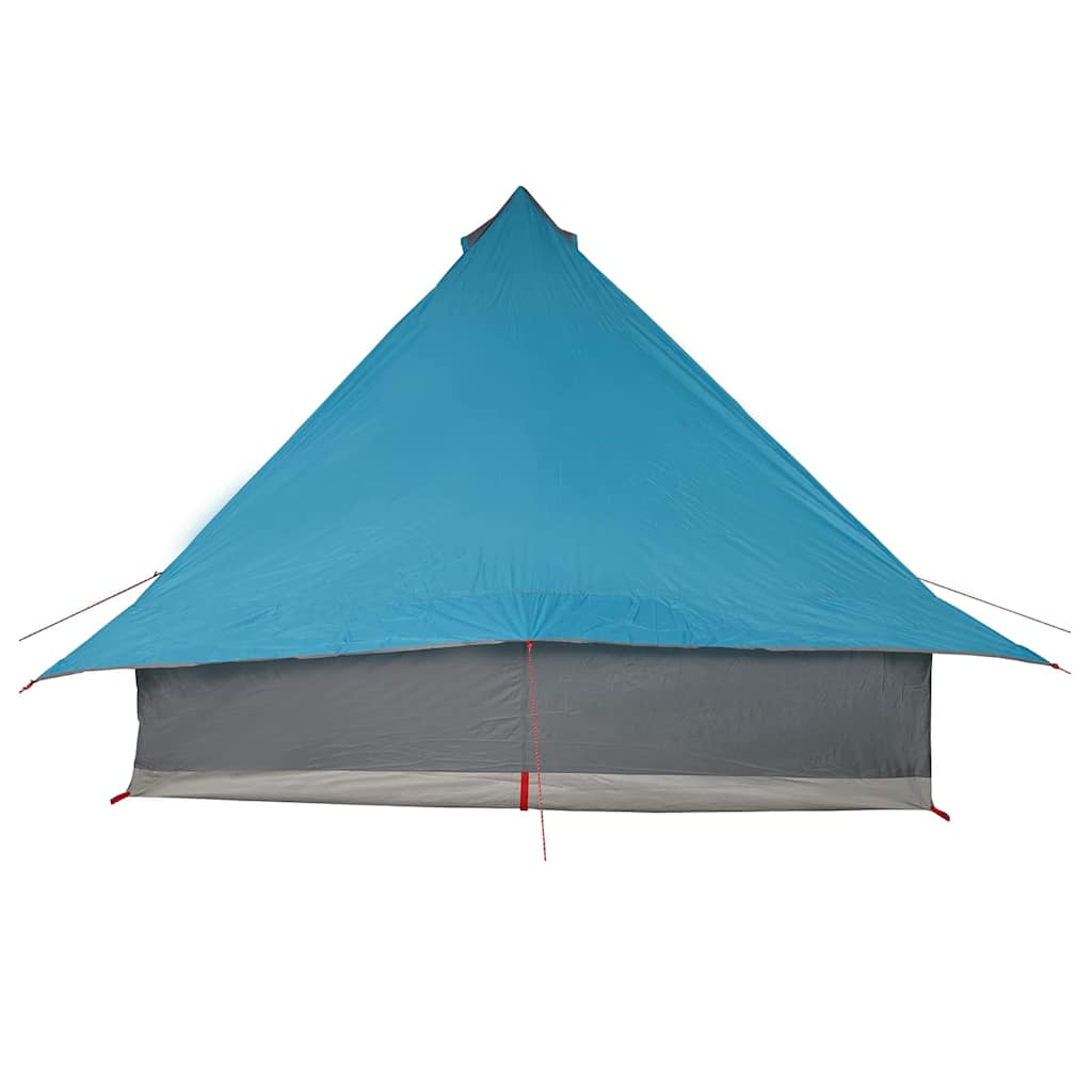 Familien-Tipi-Zelt Falten Manuell Blau, Grau 358 x 296 x 258 cm