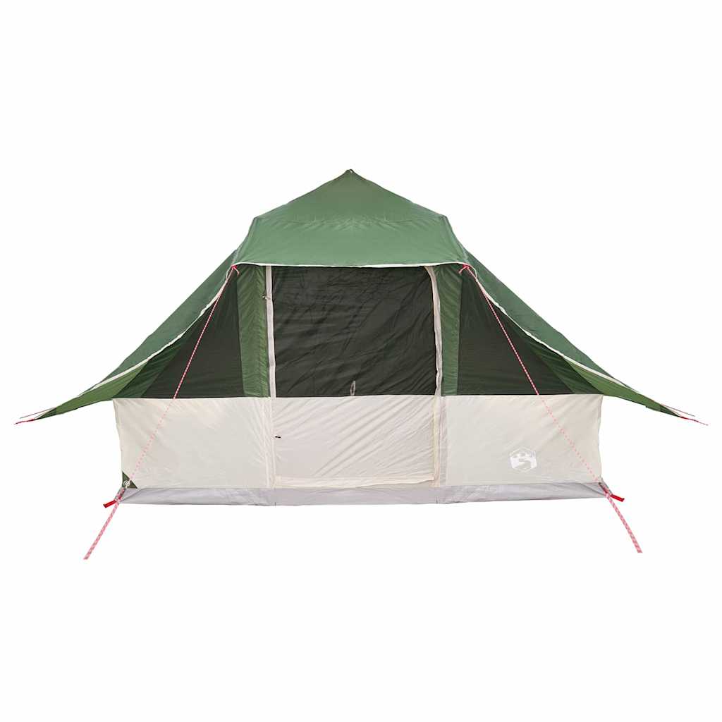Familien-Tipi-Zelt mit Dach Grün 364 x 281 x 257 cm