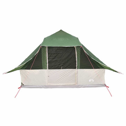 Familien-Tipi-Zelt mit Dach Grün 364 x 281 x 257 cm