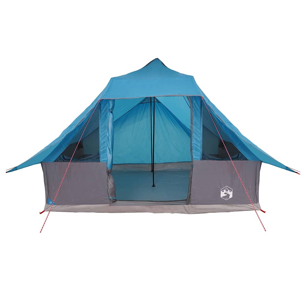 Familien-Tipi-Zelt mit Dach Blau 364 x 281 x 257 cm