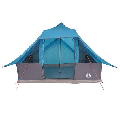 Familien-Tipi-Zelt mit Dach Blau 364 x 281 x 257 cm