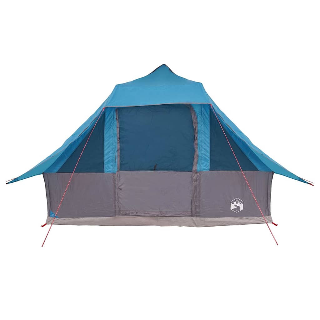 Familien-Tipi-Zelt mit Dach Blau 364 x 281 x 257 cm