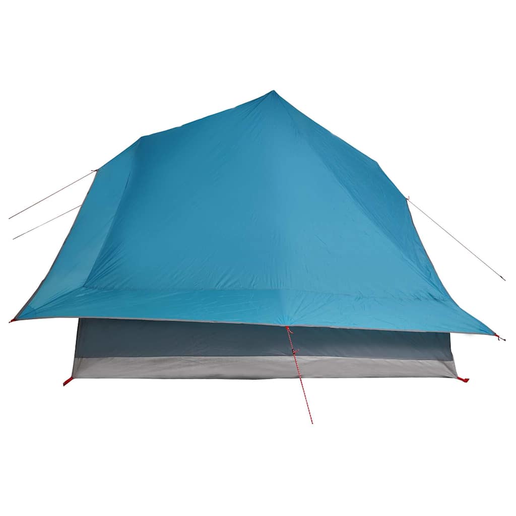 Familien-Tipi-Zelt mit Dach Blau 364 x 281 x 257 cm