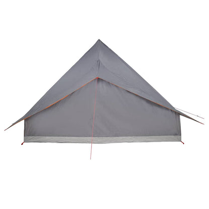 Familien-Tipi-Zelt mit Dach Grau, Orange 364 x 281 x 257 cm