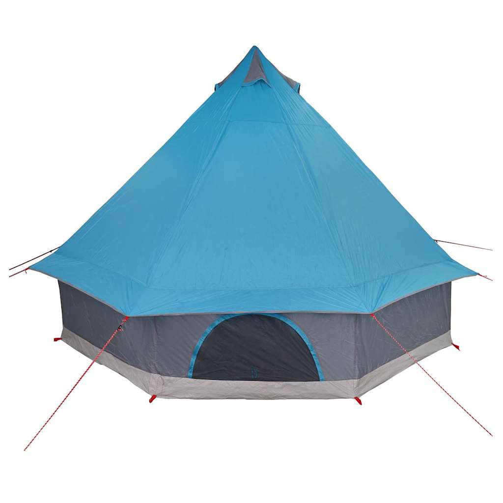 Familien-Tipi-Zelt mit Dach Blau, Grau 400 x 346 x 250 cm