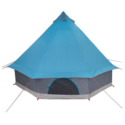 Familien-Tipi-Zelt mit Dach Blau, Grau 400 x 346 x 250 cm