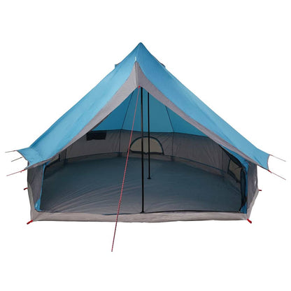 Familien-Tipi-Zelt mit Dach Blau, Grau 400 x 346 x 250 cm
