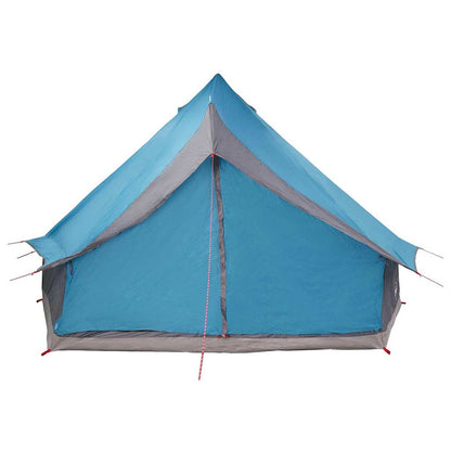 Familien-Tipi-Zelt mit Dach Blau, Grau 400 x 346 x 250 cm