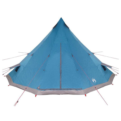 Familien-Tipi-Zelt mit Dach Blau, Grau 560 x 560 x 300 cm