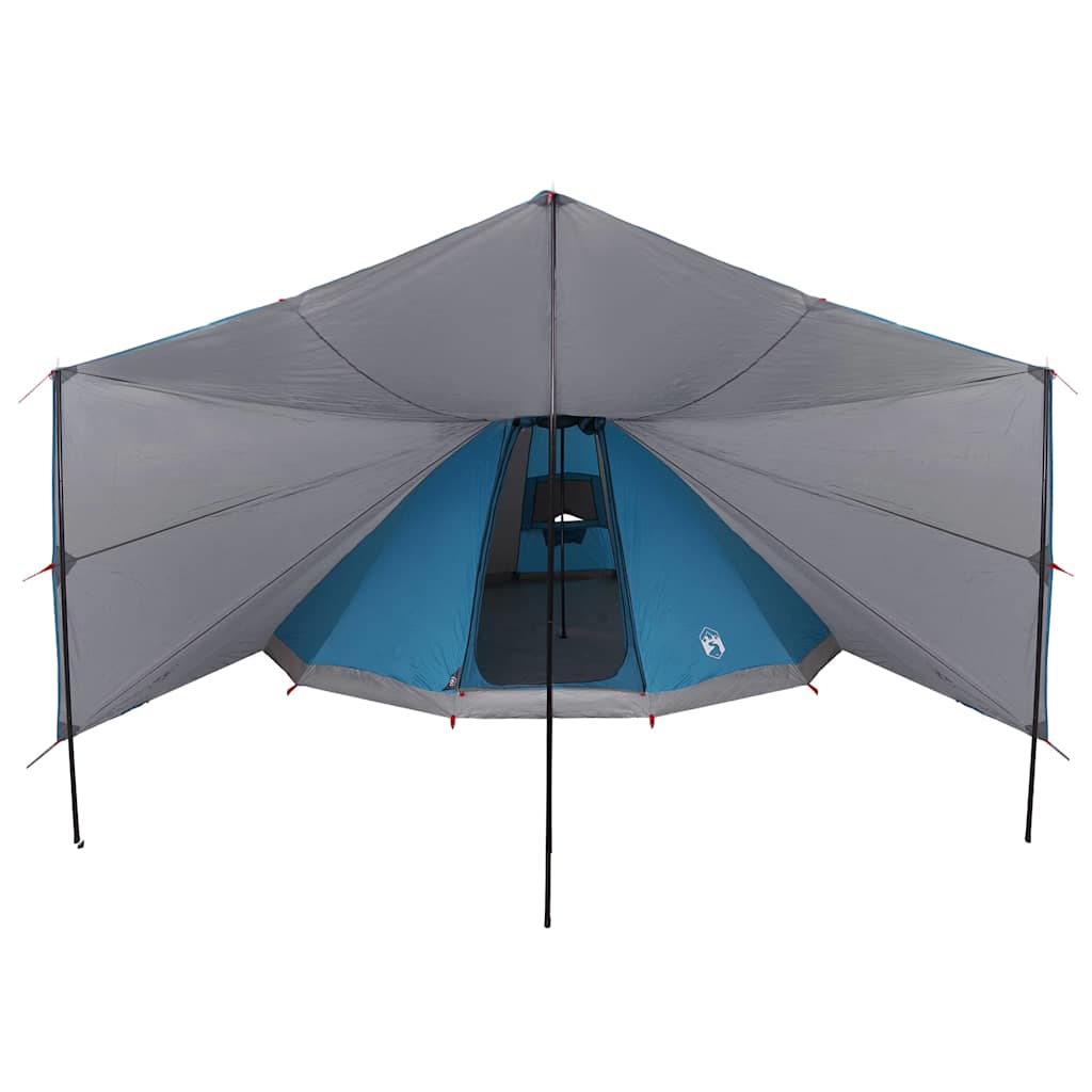 Familien-Tipi-Zelt mit Dach Blau, Grau 510 x 690 x 330 cm