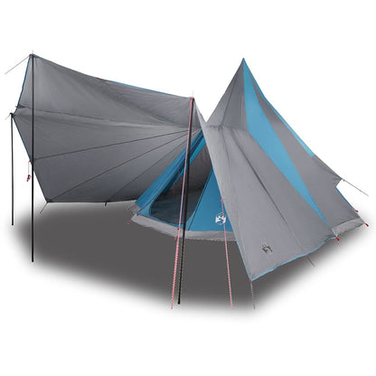 Familien-Tipi-Zelt mit Dach Blau, Grau 510 x 690 x 330 cm