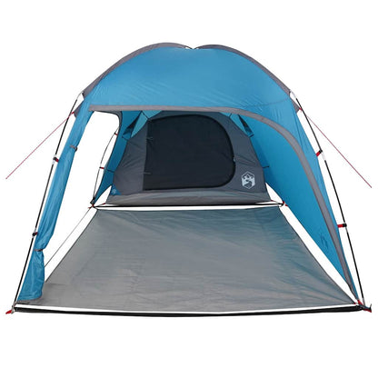 Zelt mit Dach Blau 370 x 230 x 185 cm Polyester und Fiberglas