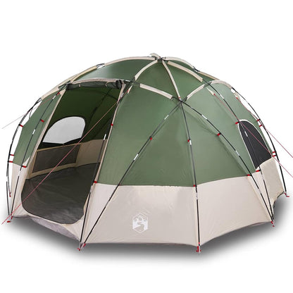 Campingzelt mit Dach Grün 475 x 475 x 235 cm Polyester